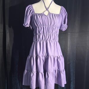Lavender Midi Dress, Large